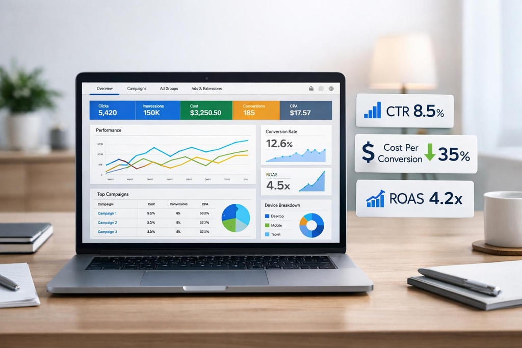 Google Ads PPC advertising campaign