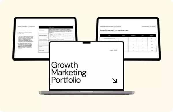 Digital marketing portfolio website for beginners